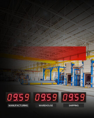 Synchronize Clocks System - ECOM Factory Visual Control -รับทำ ...